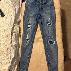 High Rise Dark Blue Jean from Maurices